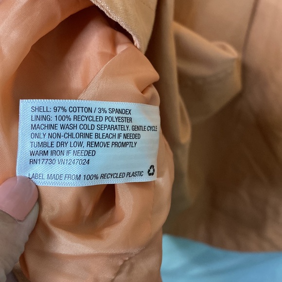 Universal Thread Women's Coral Button Up Utility Jacket Size Large - Picture 5 of 7